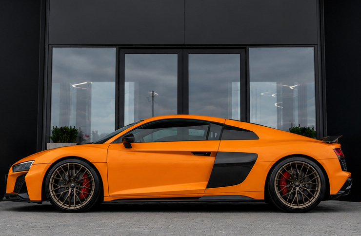 Audi R8 V10 Performance, side profile
